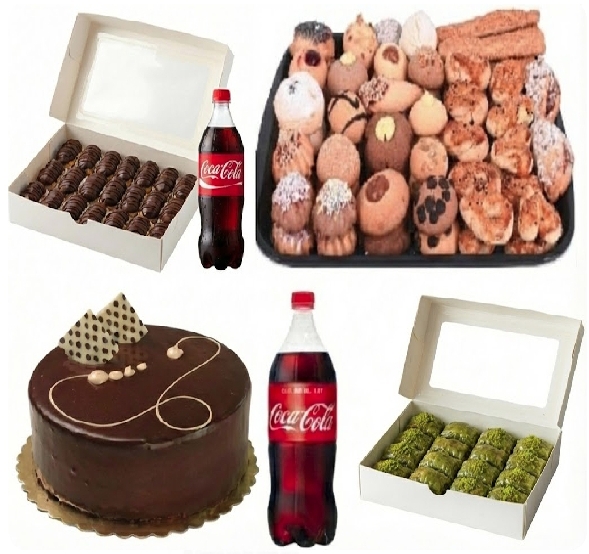 9-10 Kişilik Her Şeyi İçinde Menü - Fıstıklı Lezzet pasta