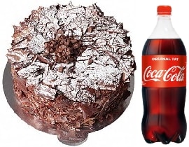 Parça Çikolatalı Pasta 1 Litre Cola pasta