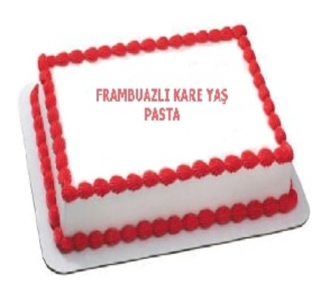 Uzman Pastacılar Tarafından 60 Kişilik Frambuazlı Yaş Pasta pasta